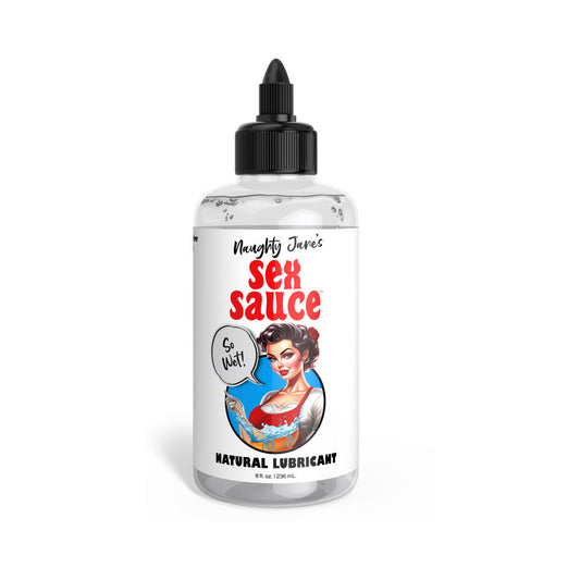 Naughty Jane''s Sex Sauce Natural Lubricant 8 oz.